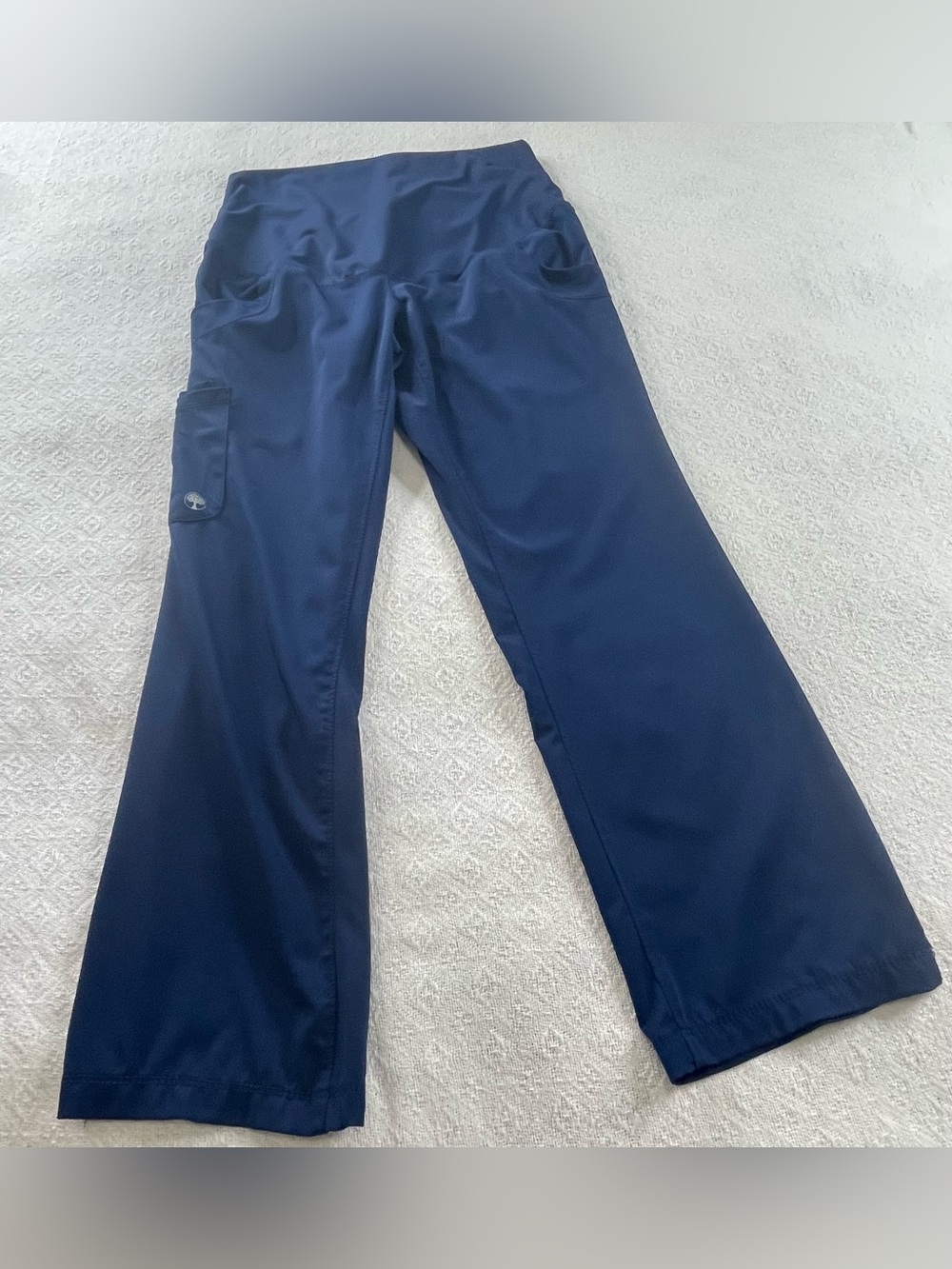 Healing‎ Hands  Maternity Navy Wide-Leg Scrub Pants Size XS/ P Medical Staff